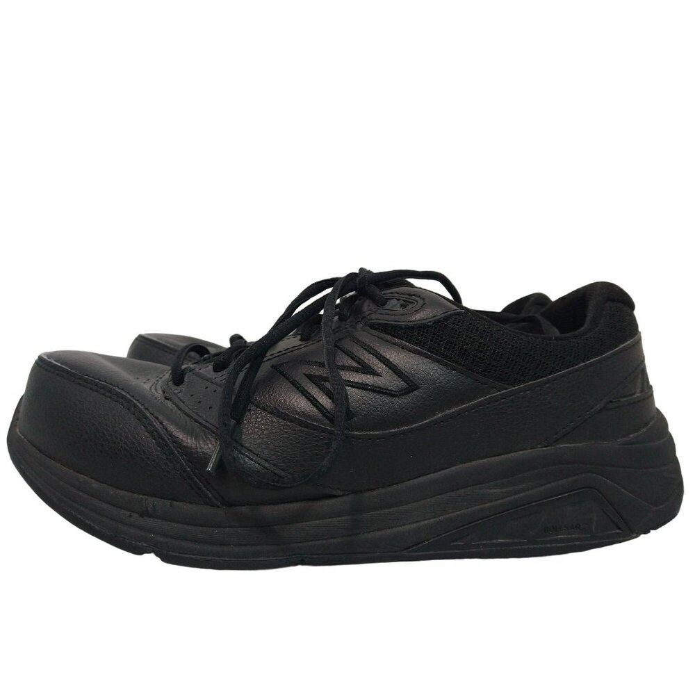 New Balance 928v3 Womens Size 9.5 2E Black Leather Walking Shoes WW928BK3
